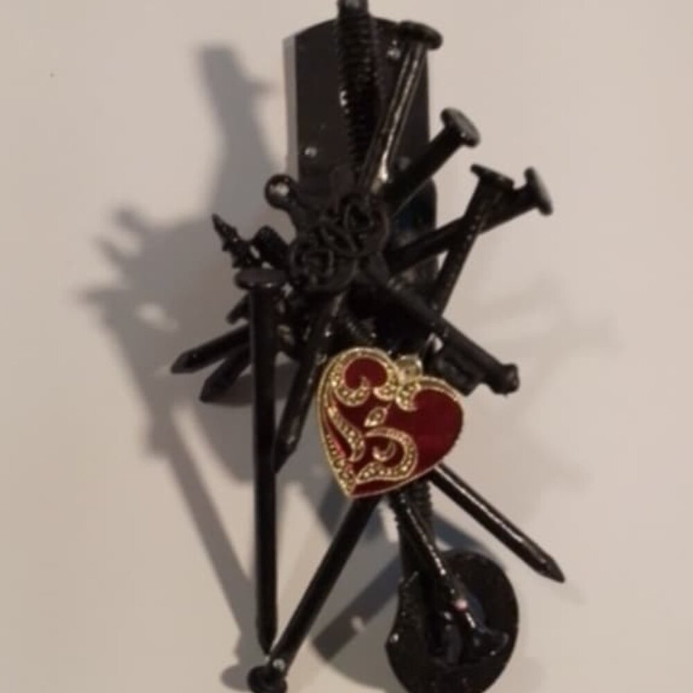 Altered art hanging decor..